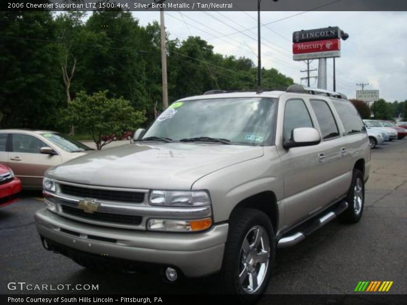 Silver Birch Metallic / Tan/Neutral 2006 Chevrolet Suburban LTZ 1500 4x4