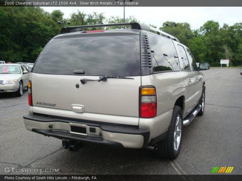 Silver Birch Metallic / Tan/Neutral 2006 Chevrolet Suburban LTZ 1500 4x4