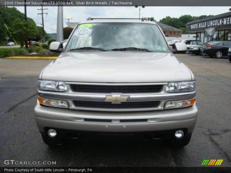 Silver Birch Metallic / Tan/Neutral 2006 Chevrolet Suburban LTZ 1500 4x4