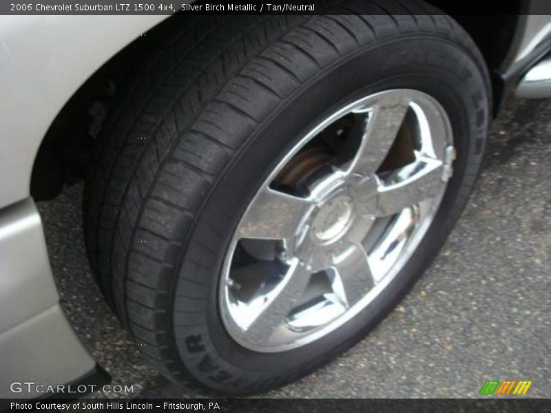 Silver Birch Metallic / Tan/Neutral 2006 Chevrolet Suburban LTZ 1500 4x4