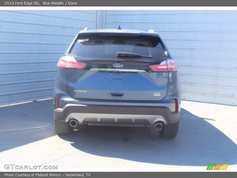 Blue Metallic / Dune 2019 Ford Edge SEL