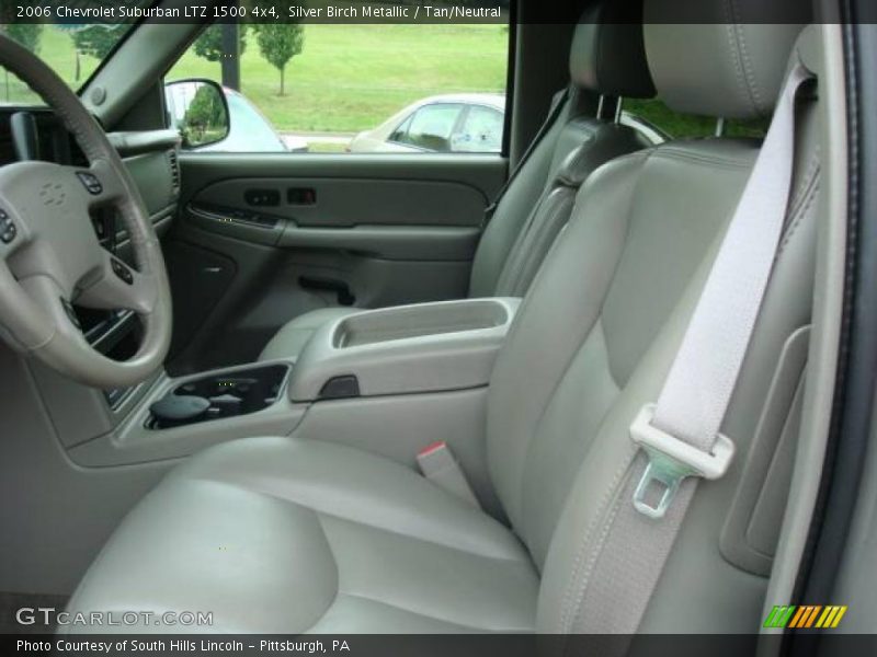 Silver Birch Metallic / Tan/Neutral 2006 Chevrolet Suburban LTZ 1500 4x4