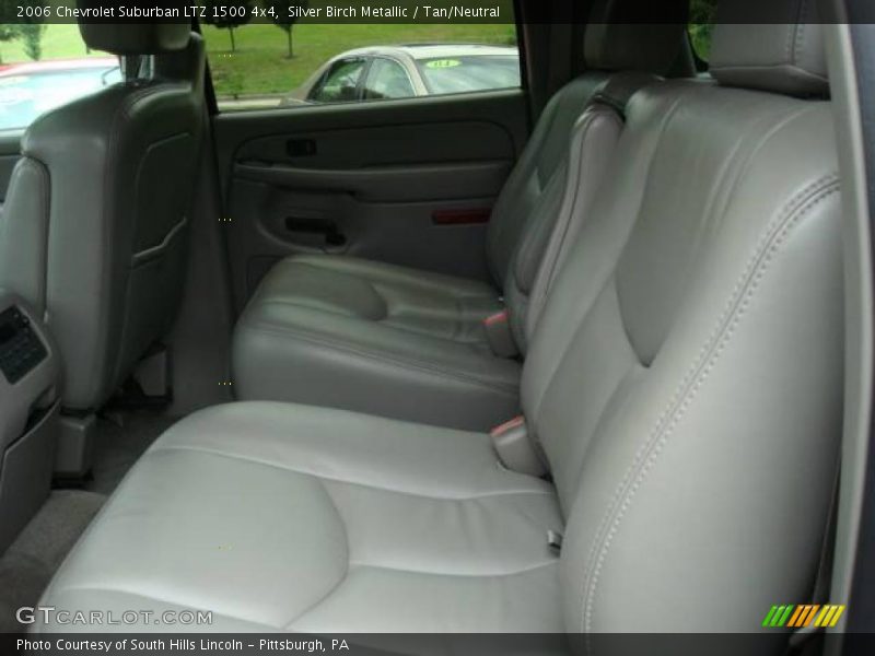 Silver Birch Metallic / Tan/Neutral 2006 Chevrolet Suburban LTZ 1500 4x4