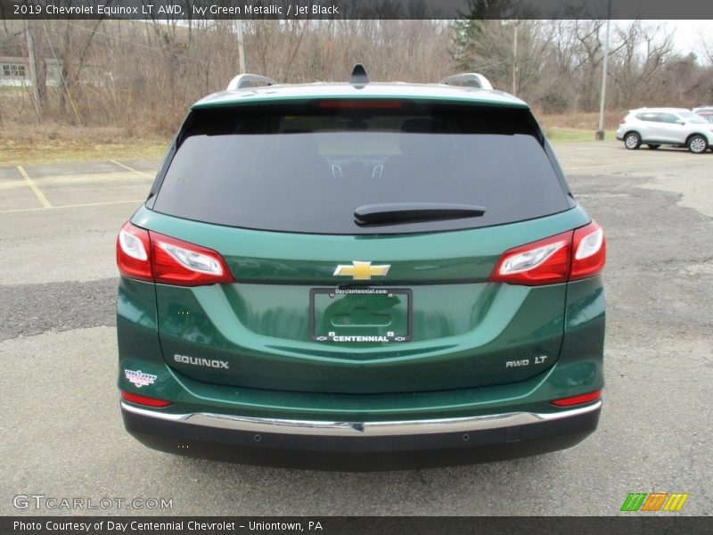 Ivy Green Metallic / Jet Black 2019 Chevrolet Equinox LT AWD