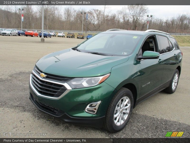 Ivy Green Metallic / Jet Black 2019 Chevrolet Equinox LT AWD