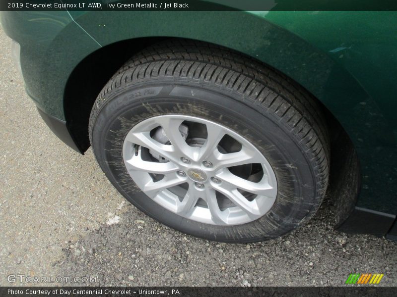 Ivy Green Metallic / Jet Black 2019 Chevrolet Equinox LT AWD