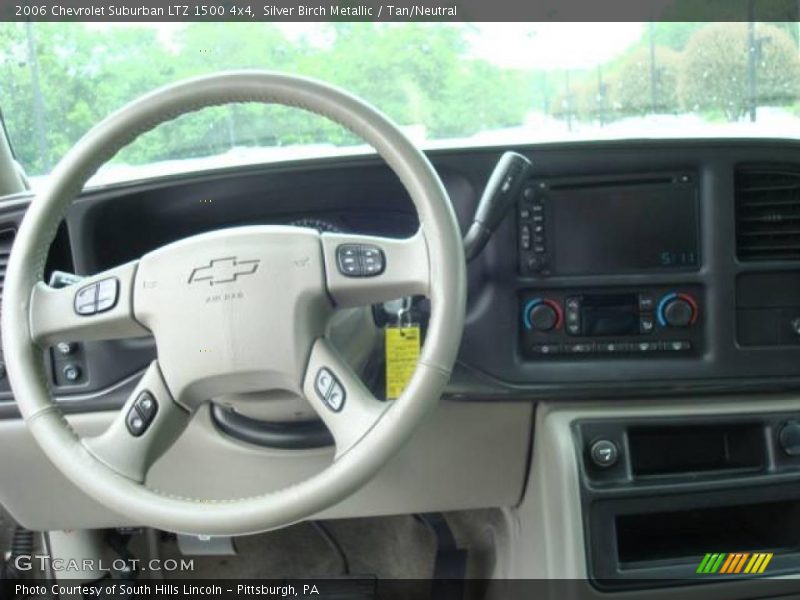 Silver Birch Metallic / Tan/Neutral 2006 Chevrolet Suburban LTZ 1500 4x4