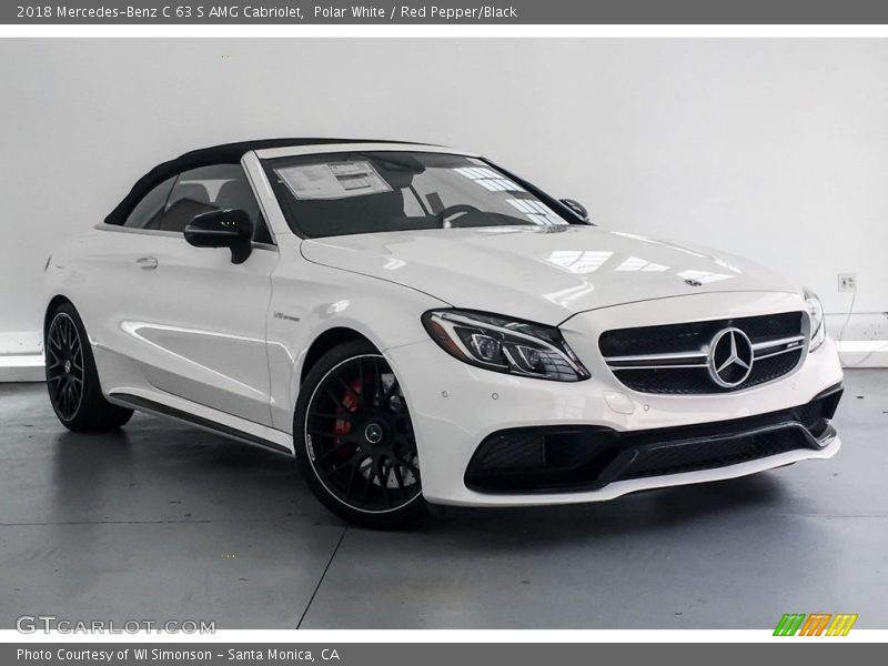Front 3/4 View of 2018 C 63 S AMG Cabriolet
