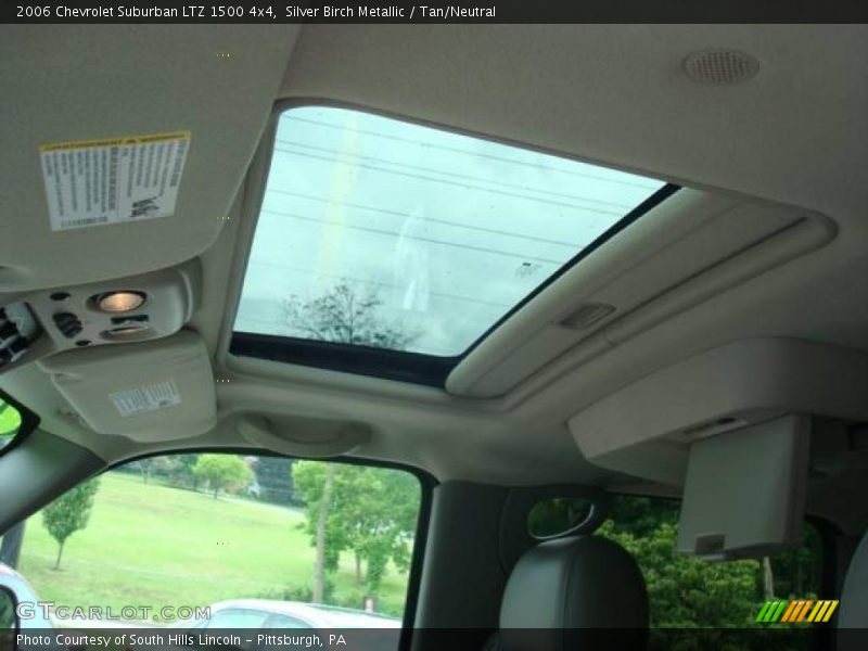 Silver Birch Metallic / Tan/Neutral 2006 Chevrolet Suburban LTZ 1500 4x4