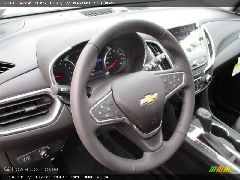 Ivy Green Metallic / Jet Black 2019 Chevrolet Equinox LT AWD