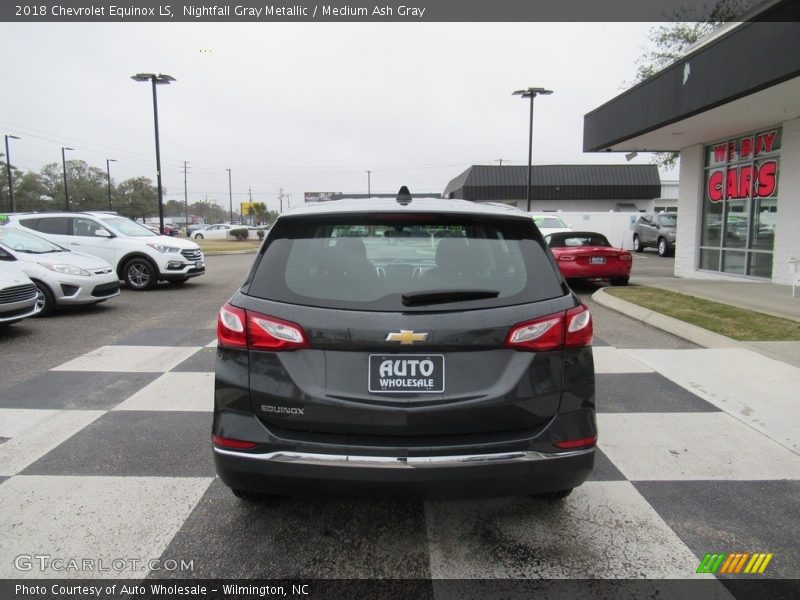 Nightfall Gray Metallic / Medium Ash Gray 2018 Chevrolet Equinox LS