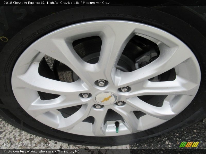 Nightfall Gray Metallic / Medium Ash Gray 2018 Chevrolet Equinox LS
