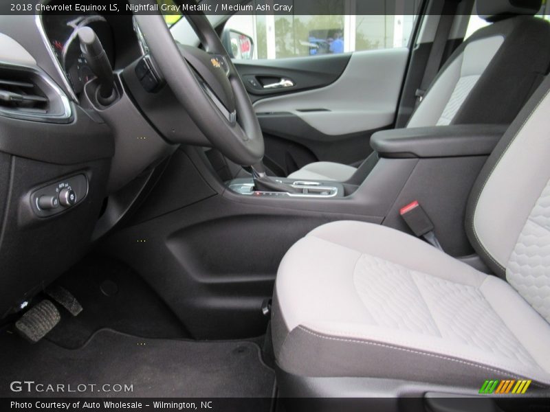 Nightfall Gray Metallic / Medium Ash Gray 2018 Chevrolet Equinox LS