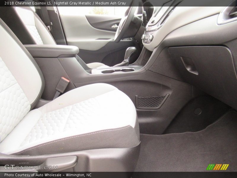 Nightfall Gray Metallic / Medium Ash Gray 2018 Chevrolet Equinox LS