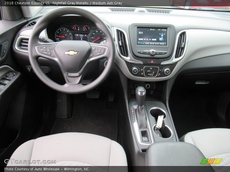 Nightfall Gray Metallic / Medium Ash Gray 2018 Chevrolet Equinox LS