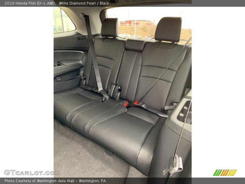 White Diamond Pearl / Black 2019 Honda Pilot EX-L AWD