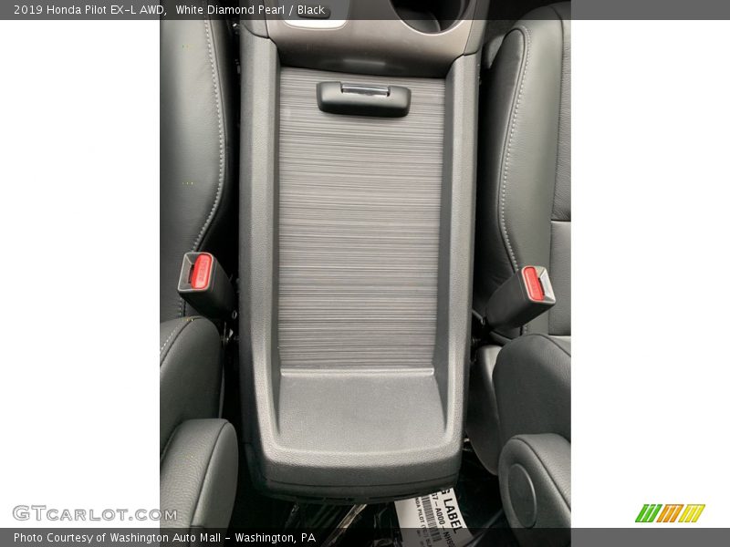 White Diamond Pearl / Black 2019 Honda Pilot EX-L AWD
