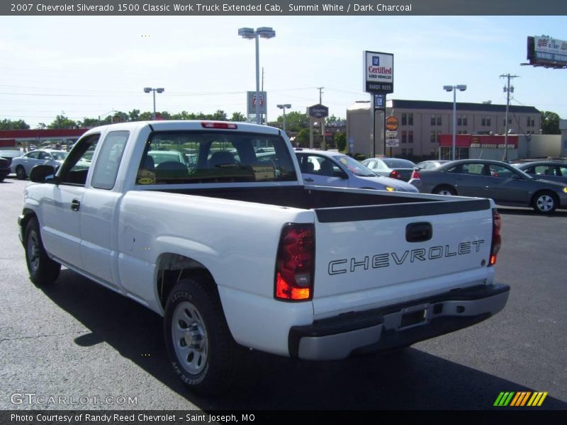 Summit White / Dark Charcoal 2007 Chevrolet Silverado 1500 Classic Work Truck Extended Cab