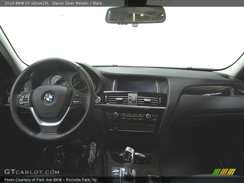 Glacier Silver Metallic / Black 2016 BMW X3 xDrive28i