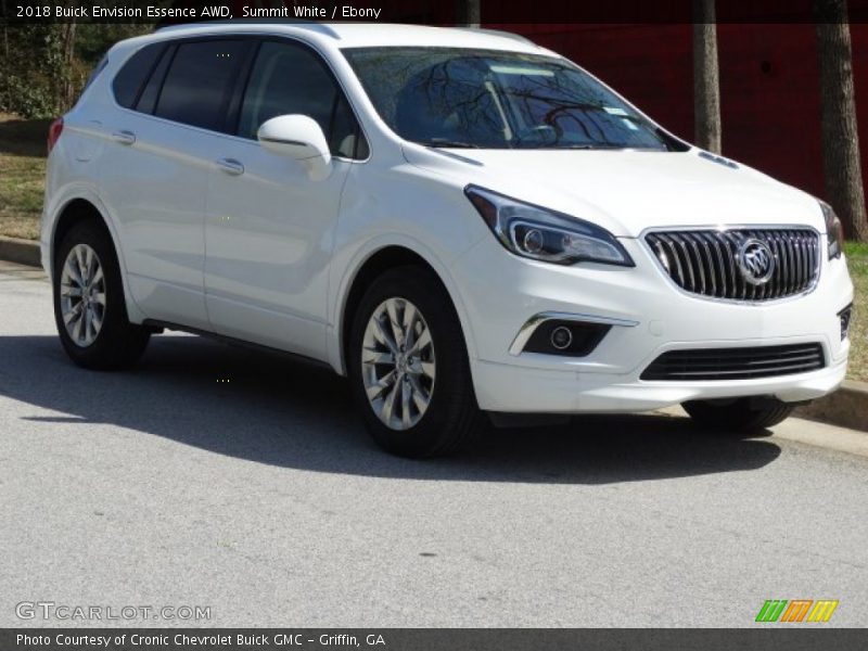 Summit White / Ebony 2018 Buick Envision Essence AWD