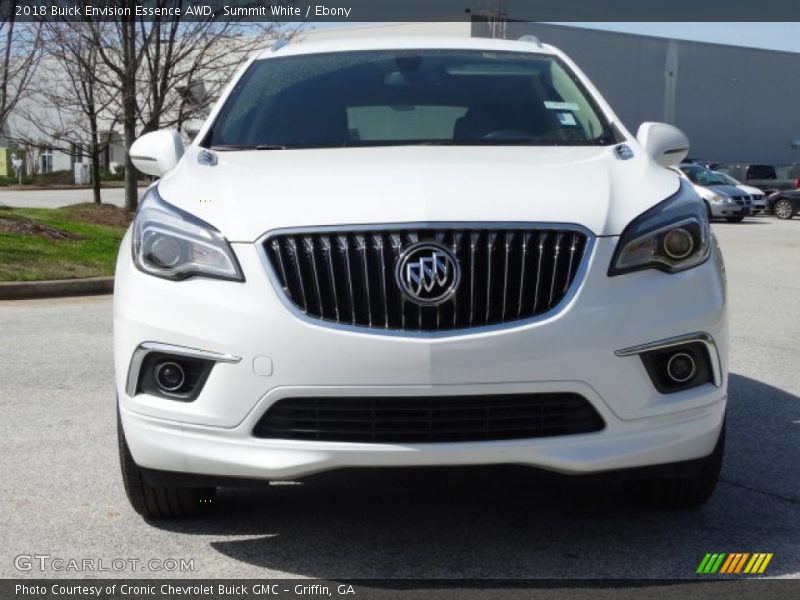 Summit White / Ebony 2018 Buick Envision Essence AWD