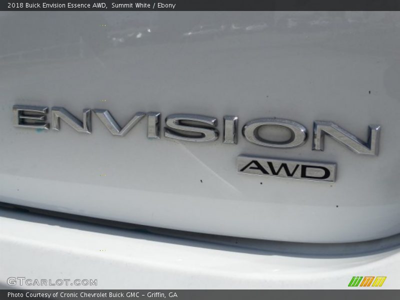 Summit White / Ebony 2018 Buick Envision Essence AWD