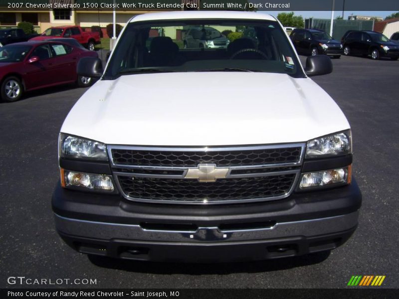 Summit White / Dark Charcoal 2007 Chevrolet Silverado 1500 Classic Work Truck Extended Cab