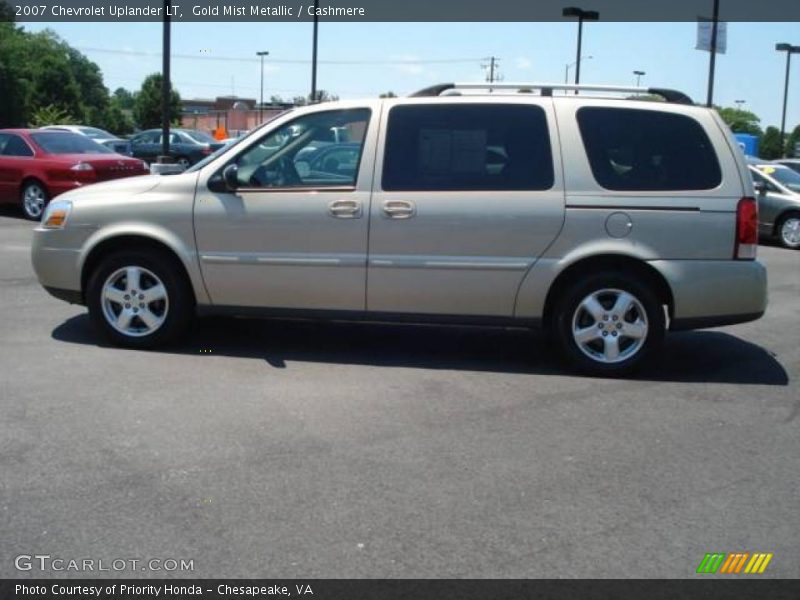 Gold Mist Metallic / Cashmere 2007 Chevrolet Uplander LT
