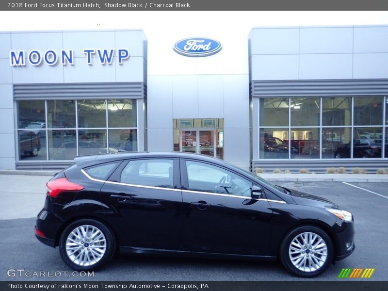 Shadow Black / Charcoal Black 2018 Ford Focus Titanium Hatch