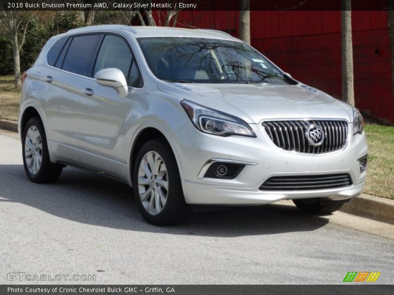 Galaxy Silver Metallic / Ebony 2018 Buick Envision Premium AWD