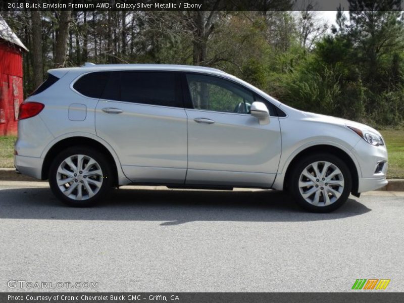 Galaxy Silver Metallic / Ebony 2018 Buick Envision Premium AWD