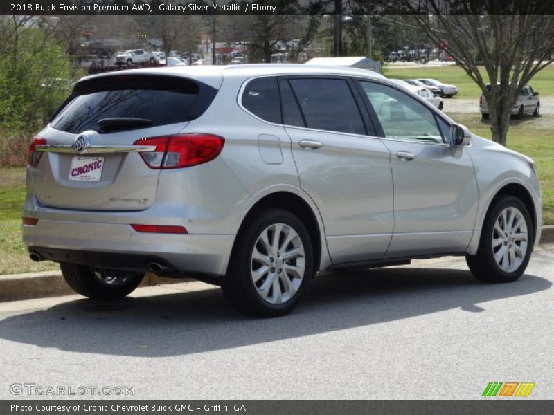 Galaxy Silver Metallic / Ebony 2018 Buick Envision Premium AWD