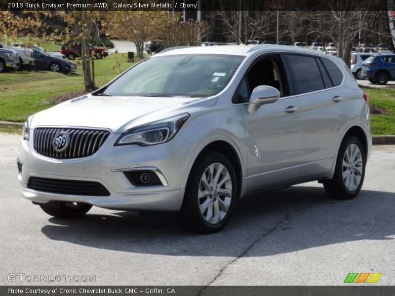 Galaxy Silver Metallic / Ebony 2018 Buick Envision Premium AWD