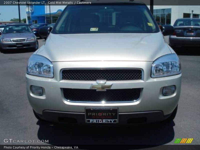 Gold Mist Metallic / Cashmere 2007 Chevrolet Uplander LT