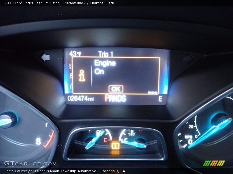 Shadow Black / Charcoal Black 2018 Ford Focus Titanium Hatch