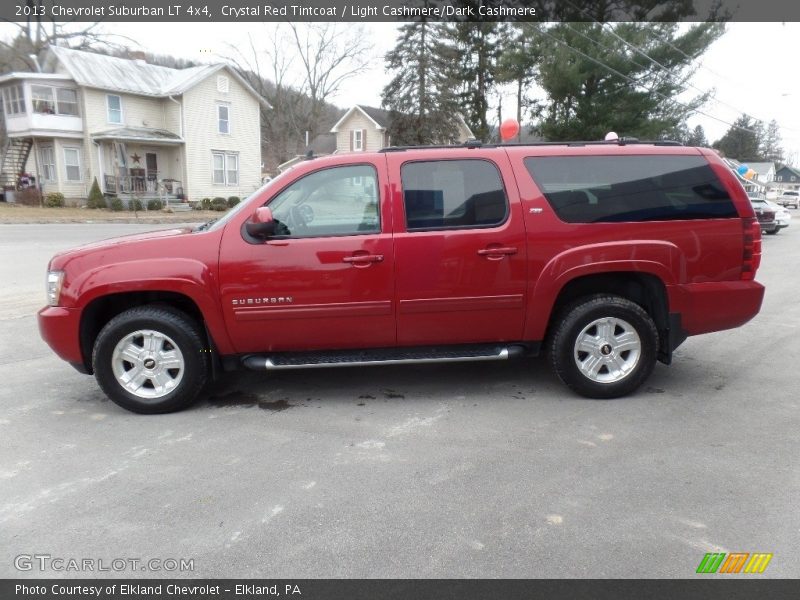 Crystal Red Tintcoat / Light Cashmere/Dark Cashmere 2013 Chevrolet Suburban LT 4x4