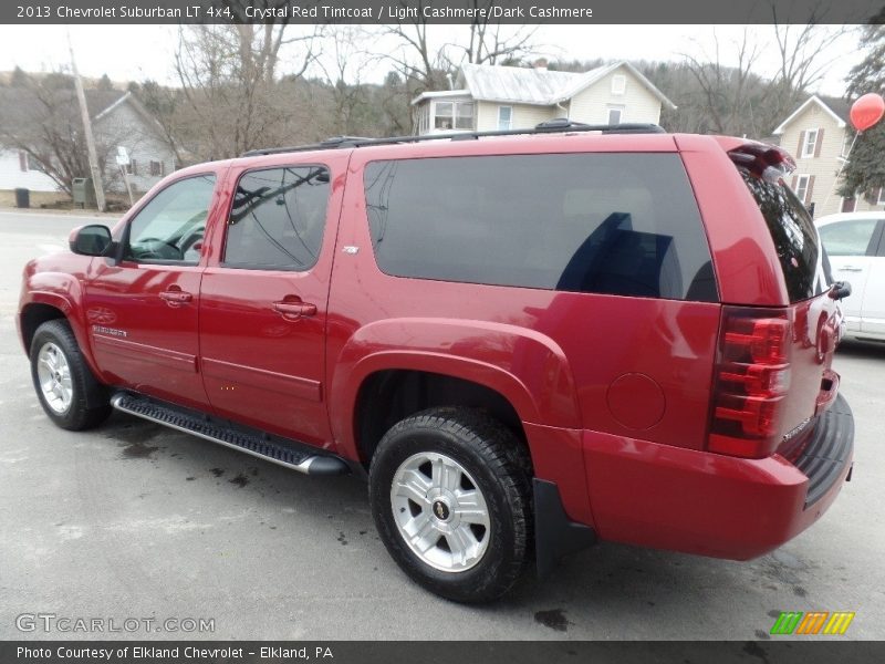 Crystal Red Tintcoat / Light Cashmere/Dark Cashmere 2013 Chevrolet Suburban LT 4x4