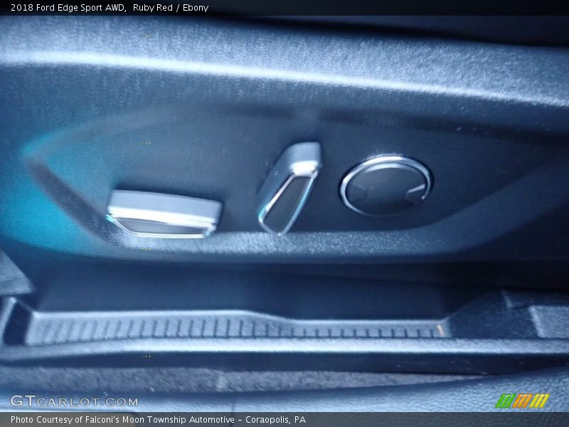 Ruby Red / Ebony 2018 Ford Edge Sport AWD