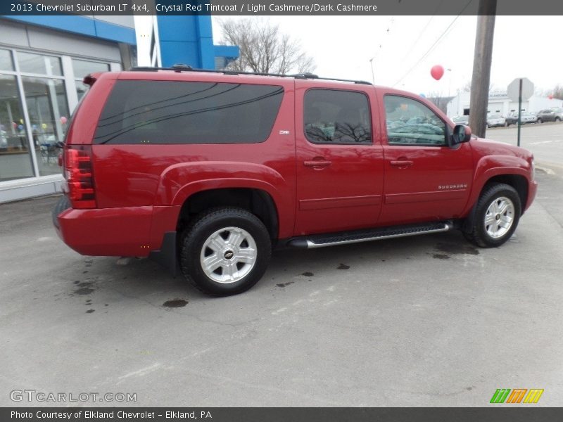 Crystal Red Tintcoat / Light Cashmere/Dark Cashmere 2013 Chevrolet Suburban LT 4x4