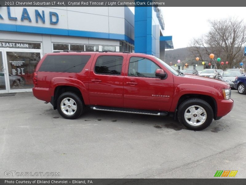 Crystal Red Tintcoat / Light Cashmere/Dark Cashmere 2013 Chevrolet Suburban LT 4x4