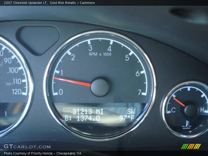 Gold Mist Metallic / Cashmere 2007 Chevrolet Uplander LT