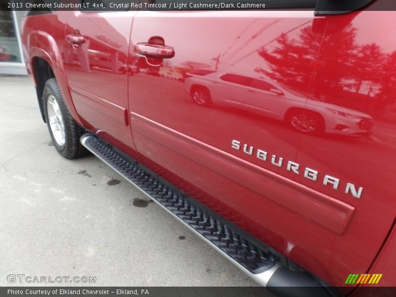Crystal Red Tintcoat / Light Cashmere/Dark Cashmere 2013 Chevrolet Suburban LT 4x4