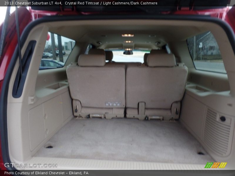 Crystal Red Tintcoat / Light Cashmere/Dark Cashmere 2013 Chevrolet Suburban LT 4x4