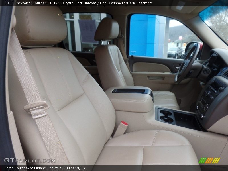 Crystal Red Tintcoat / Light Cashmere/Dark Cashmere 2013 Chevrolet Suburban LT 4x4