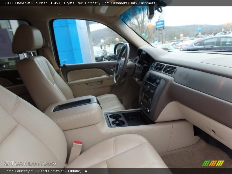 Crystal Red Tintcoat / Light Cashmere/Dark Cashmere 2013 Chevrolet Suburban LT 4x4