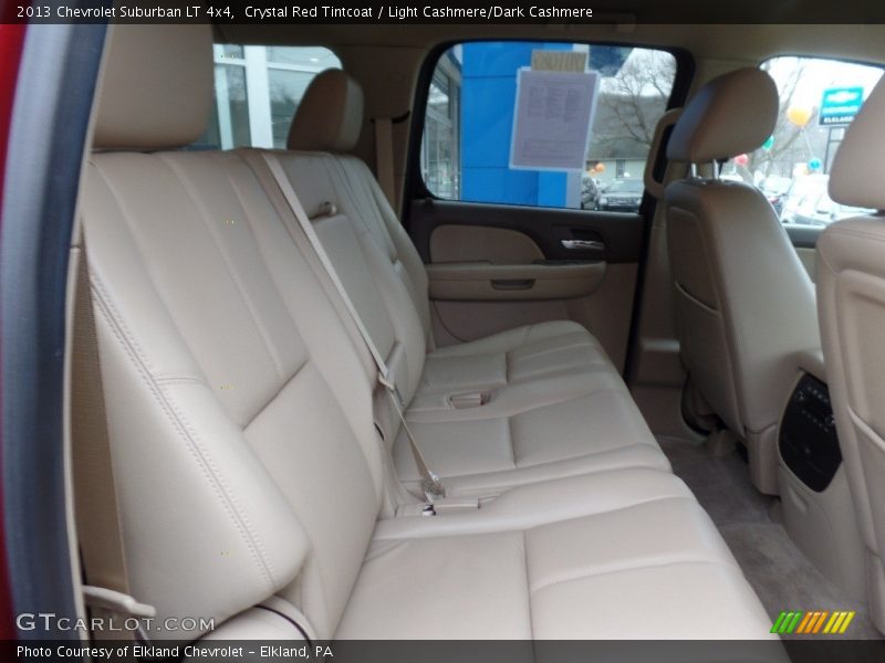 Crystal Red Tintcoat / Light Cashmere/Dark Cashmere 2013 Chevrolet Suburban LT 4x4