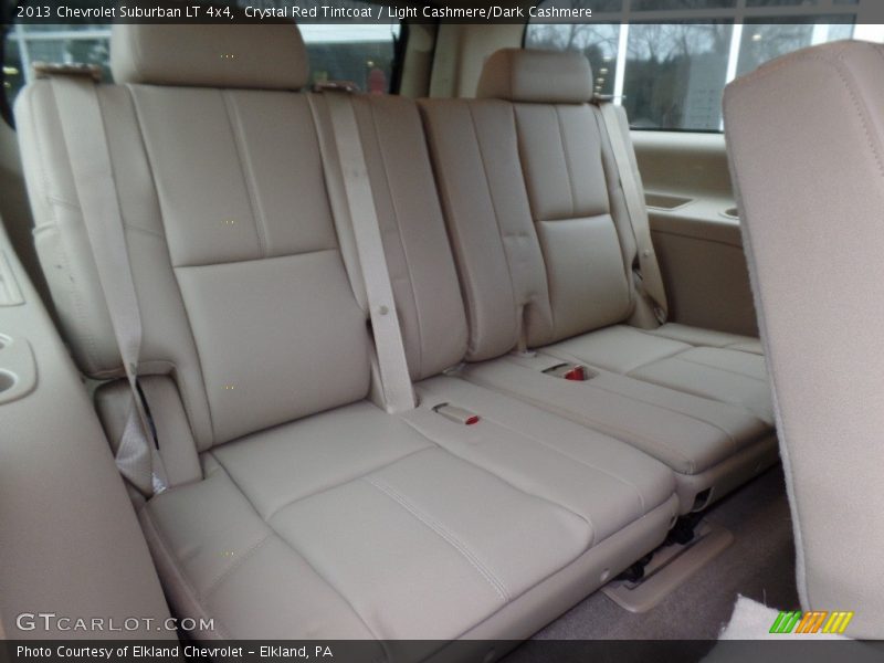 Crystal Red Tintcoat / Light Cashmere/Dark Cashmere 2013 Chevrolet Suburban LT 4x4