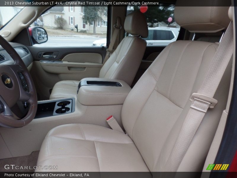 Crystal Red Tintcoat / Light Cashmere/Dark Cashmere 2013 Chevrolet Suburban LT 4x4