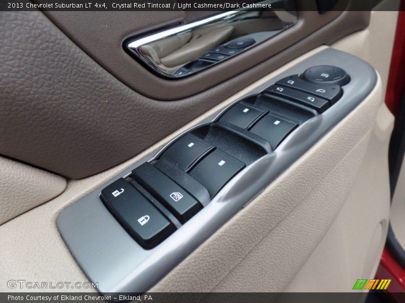 Crystal Red Tintcoat / Light Cashmere/Dark Cashmere 2013 Chevrolet Suburban LT 4x4