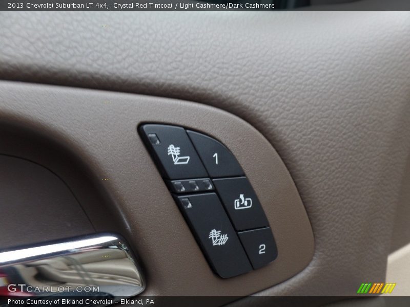 Crystal Red Tintcoat / Light Cashmere/Dark Cashmere 2013 Chevrolet Suburban LT 4x4